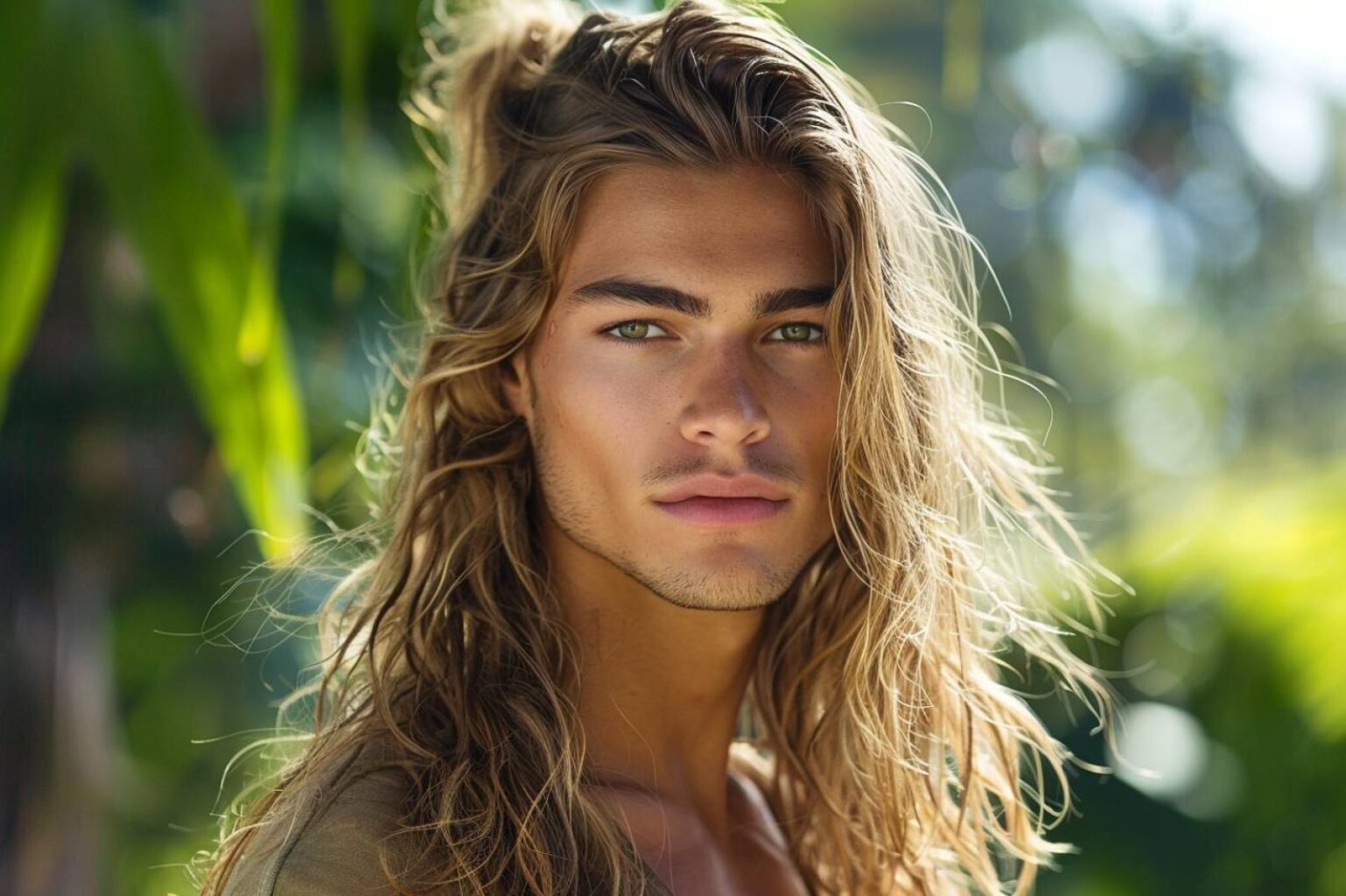 coupe de cheveux longs homme
