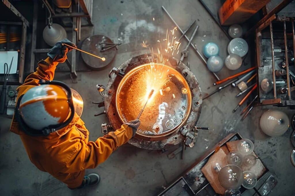 Comment Faire Fondre Du Verre A La Maison